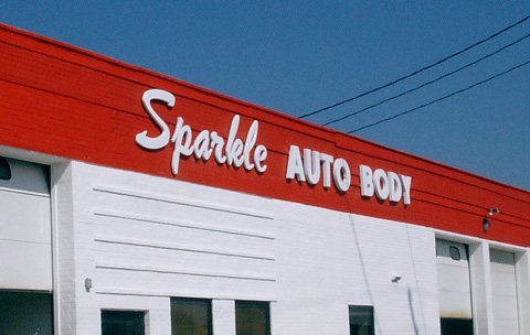 Posted letter signage